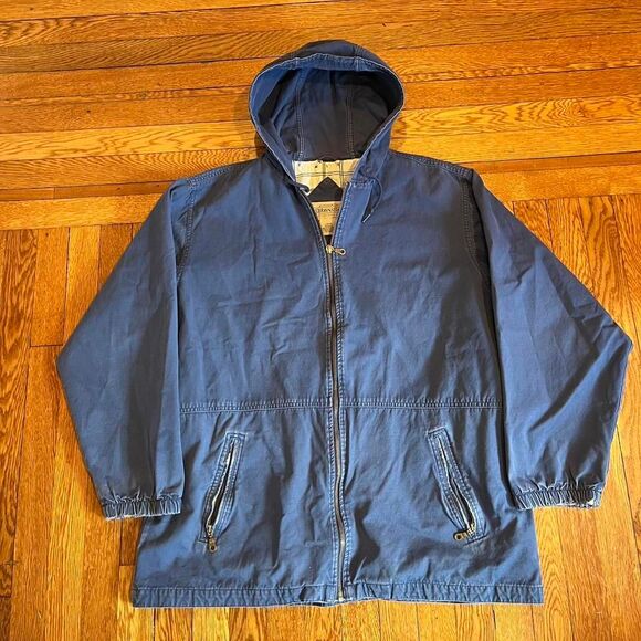 Faded‎ vintage St. John's bay workwear hooded jacket - Picture 1 of 6